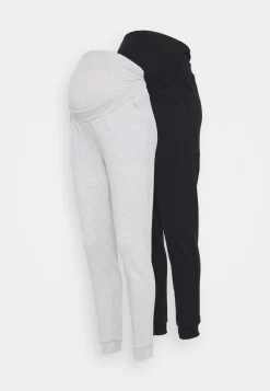 2 PackRegular Fit JoggersOverbumpPantaloni SportiviBlack/Grey Donna Pantaloni EX429B00O-Q11