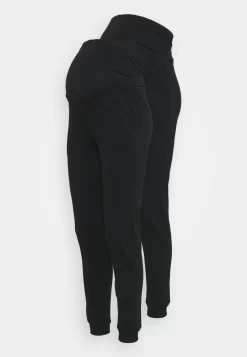 2 PackRegular Fit JoggersOverbumpPantaloni SportiviBlack/Black Donna Pantaloni EX429B00O-Q12