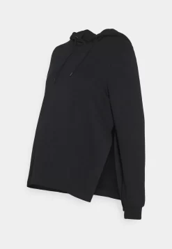 Nursing Hoodie With Slit - Felpa Con Cappuccio - Black