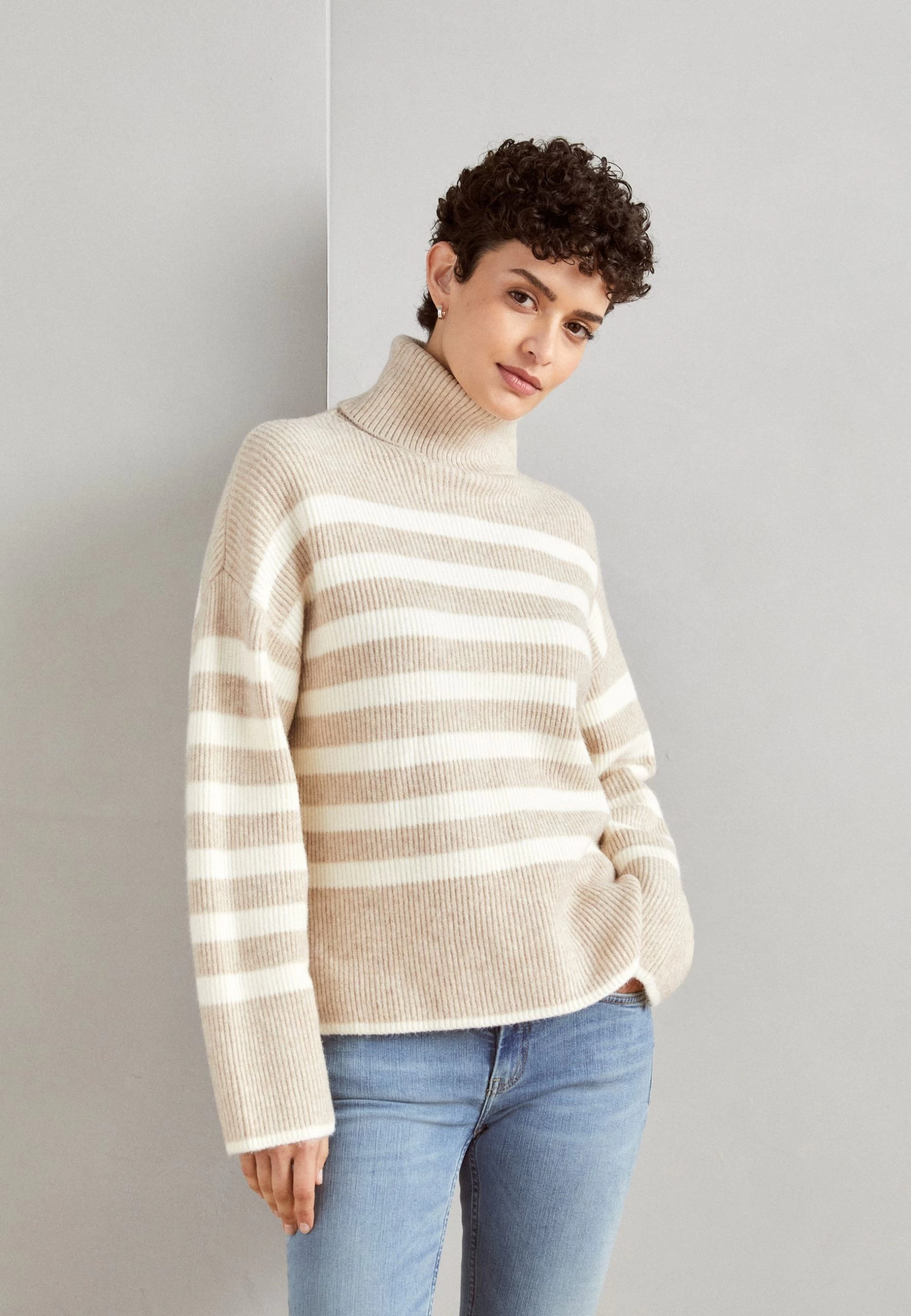 Anna Field MaglioneBeige/White Donna Maglieria AN621I0J3-B11 1 Anna Field MaglioneBeige/White Donna Maglieria AN621I0J3-B11