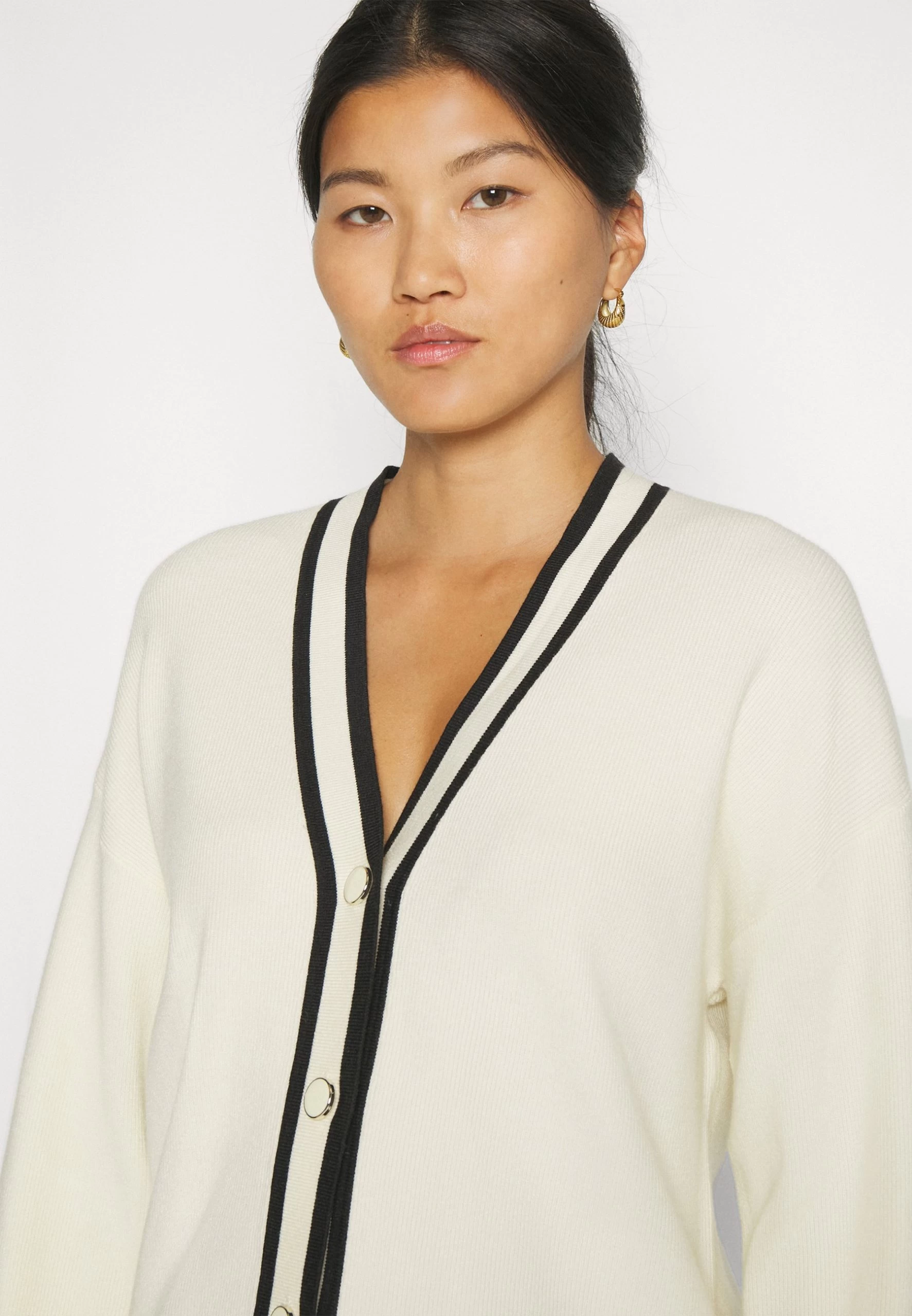 Anna Field CardiganWhite/Black Donna Maglieria AN621I0IS-A11 5 Anna Field CardiganWhite/Black Donna Maglieria AN621I0IS-A11 - immagine 5