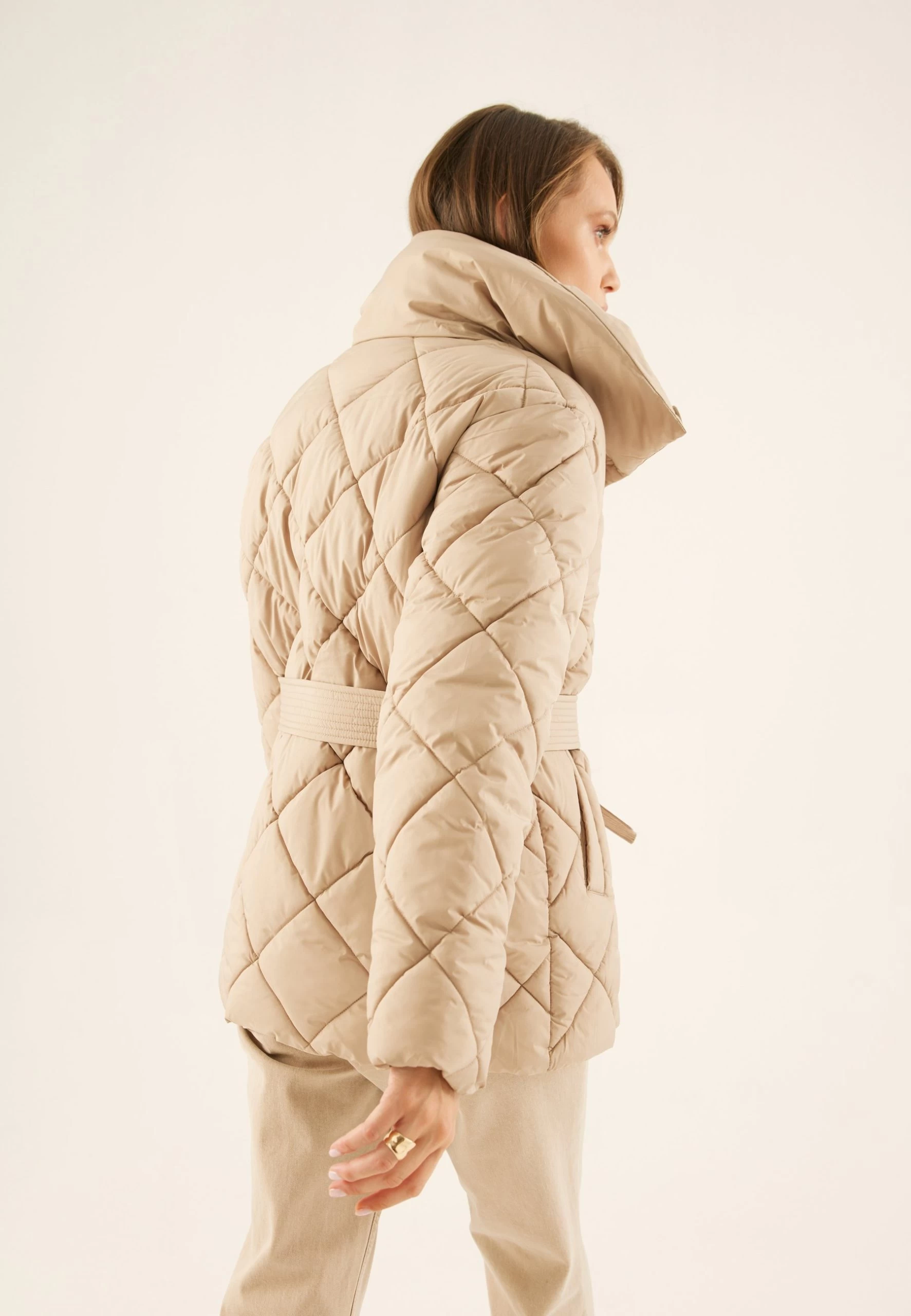 Anna Field Giacca InvernaleBeige Donna Giacche E Blazer AN621U025-B11 3 Anna Field Giacca InvernaleBeige Donna Giacche E Blazer AN621U025-B11 - immagine 3