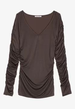 Anna Field Maglietta A Manica LungaDark Brown Donna T-shirt E Top AN621D18B-O11 -Anna Field a2edc6b05c15491aa2b7b26429de91a6 scaled