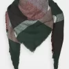 Anna Field Foulard - Dark Green/Light Pink