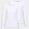 Anna Field 2 PackMaglietta A Manica LungaWhite Donna T-shirt E Top AN621D0PI-A11