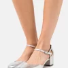 LeatherDecolletéSilver Donna Scarpe Con Tacco ANJ11B003-D11
