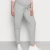 Slim Fit JoggersOverbumpPantaloni SportiviLight Grey Donna Pantaloni EX429B00N-C11