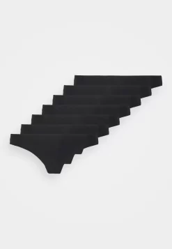 Anna Field Lazer Cut Thong 7 Pack- Perizoma - Black -Anna Field ea5fdefeff774620b57b6bdc02972d2b scaled