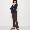 SetPantaloniDark Brown/Mottled Brown Donna Pantaloni EX429B01V-O11