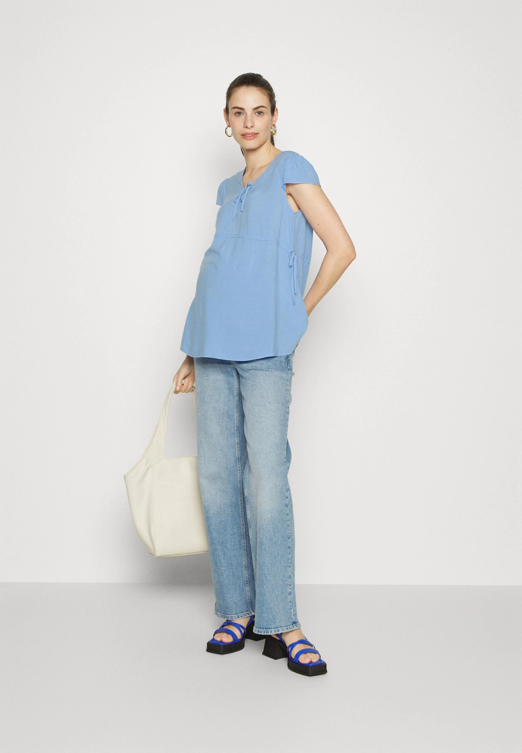 CamicettaLight Blue Donna Camicie E Bluse EX429H00P-K11 2 CamicettaLight Blue Donna Camicie E Bluse EX429H00P-K11 - immagine 2